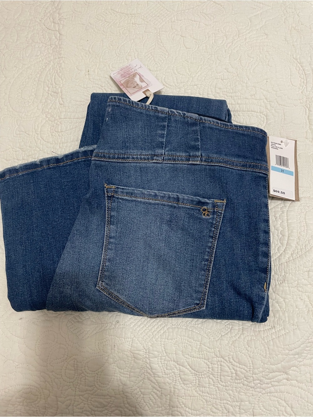 Jessica Simpson Pull-On Wide Leg Jeans-BNWT-Size 31